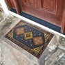 Otantik Kilim Desenli Kauçuk Kapı Önü Paspası