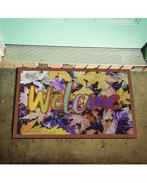 Welcome Yazılı Kauçuk İç Kapı Önü Paspası