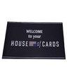 House Of Cards Baskılı Kauçuk Kapı Önü Paspası